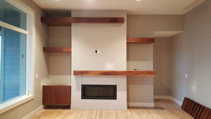 Seamless Walnut Miter Fold Shelf