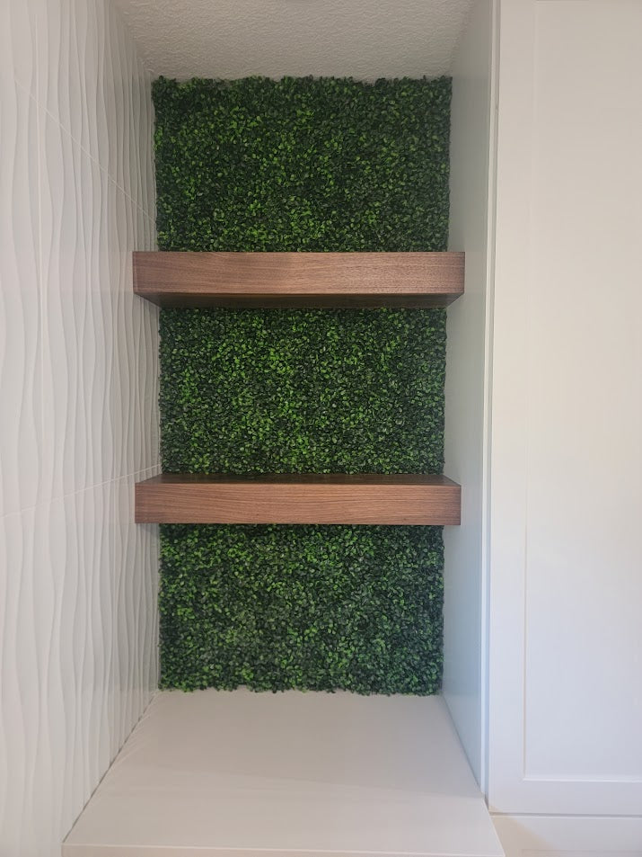 Seamless Walnut Miter Fold Shelf