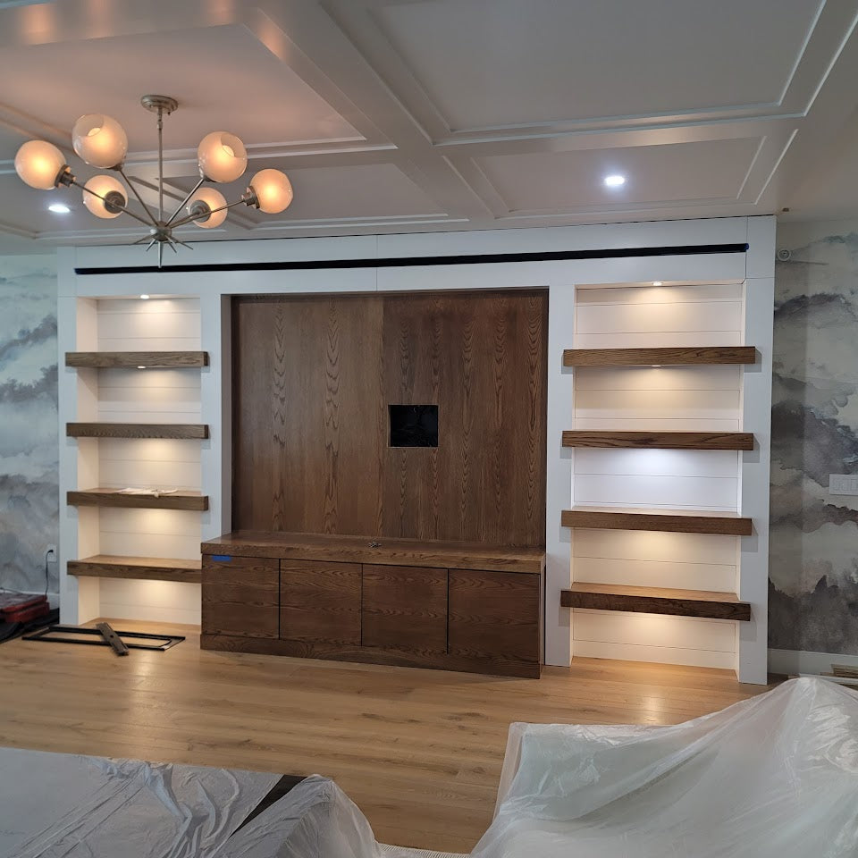 Seamless Brich Miter Fold Shelf